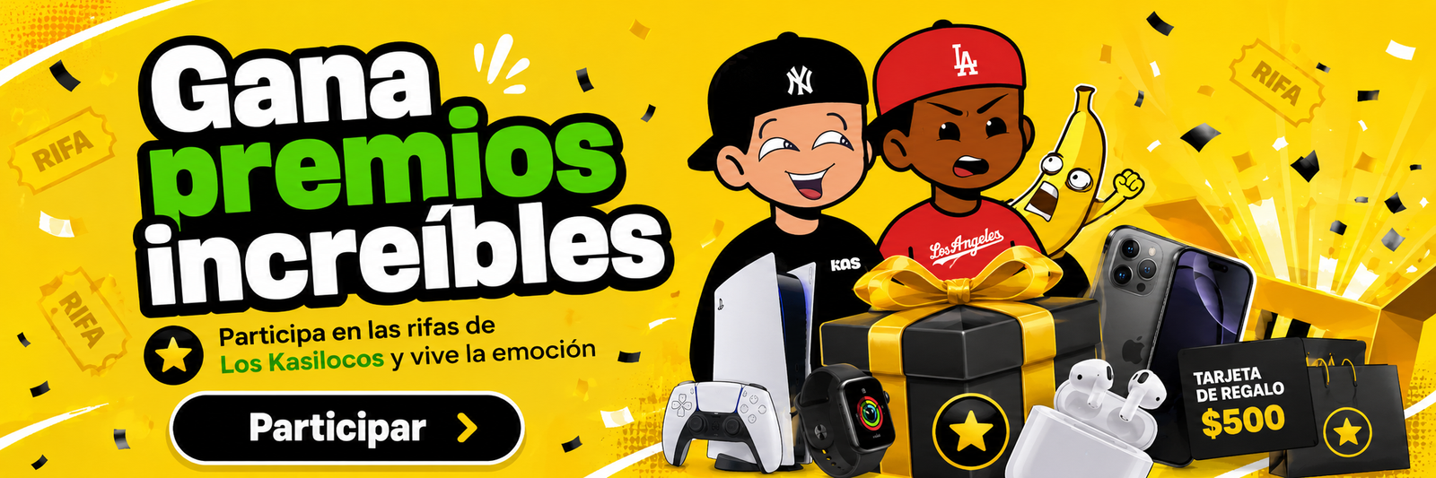 Participa en nuestras rifas